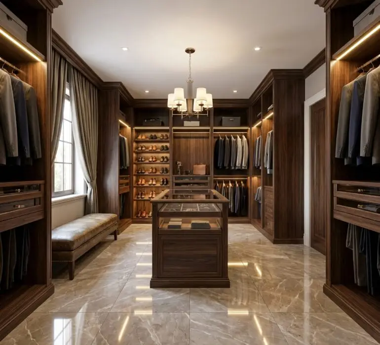 Walk in Luxury Closet | Karamia Designs
