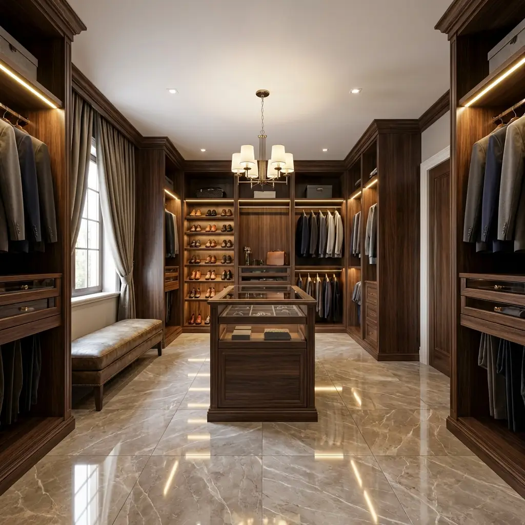 Walk in Luxury Closet | Karamia Designs