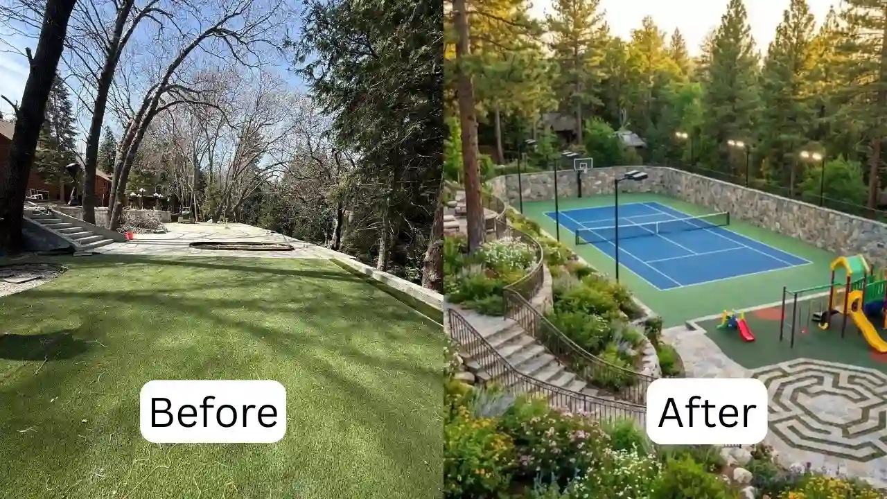 Before & After Transforming a Backyard into a Resort Experience
