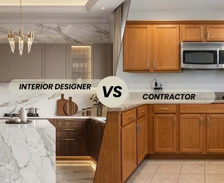 interior Designer vs Contractor | Karamia Designs