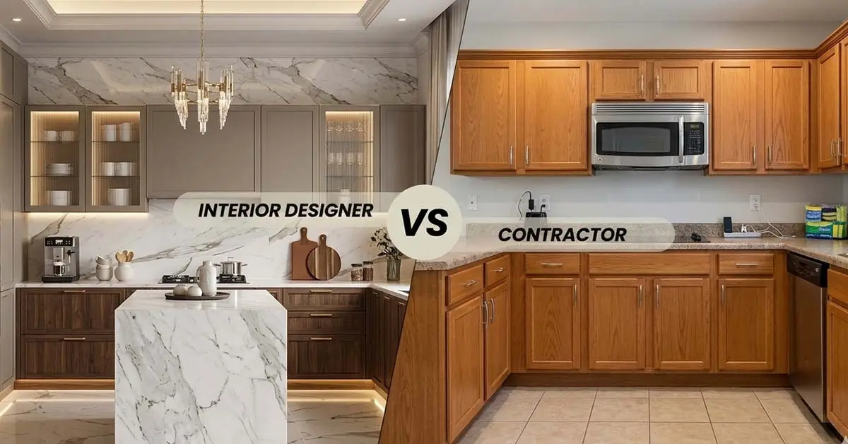 interior Designer vs Contractor | Karamia Designs
