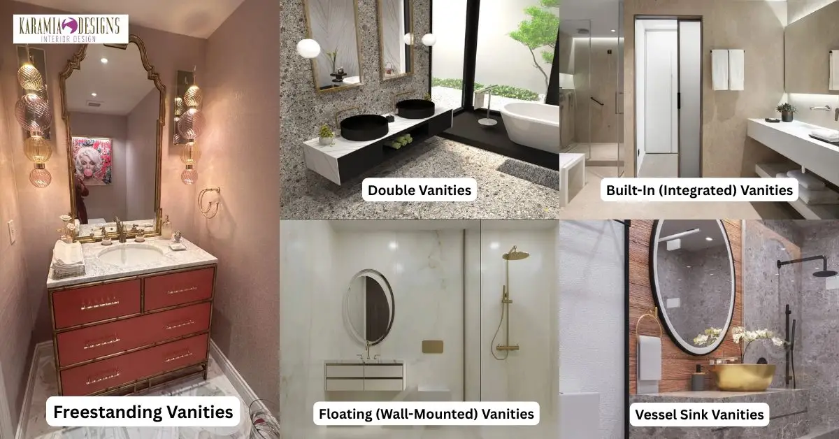 Bathroom Vanity Type | Karamia Designs