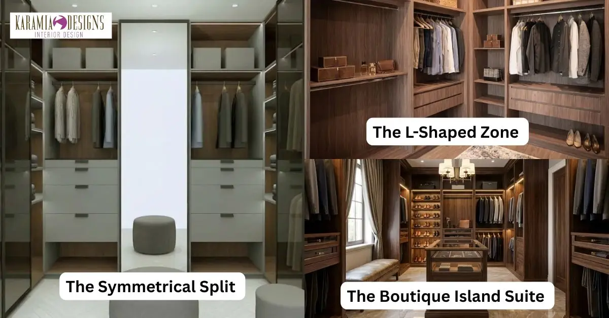 Custom Walk-In Closet Layouts | Karamia Designs