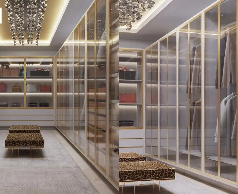 His and Hers Closet Design Ideas | Karamia Designs