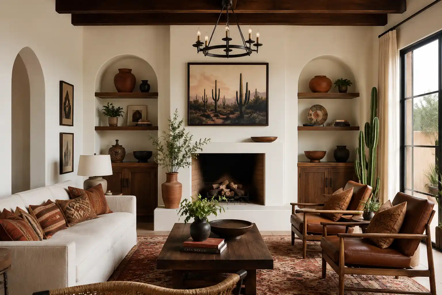 Modern mexican living room | Karamia Designs