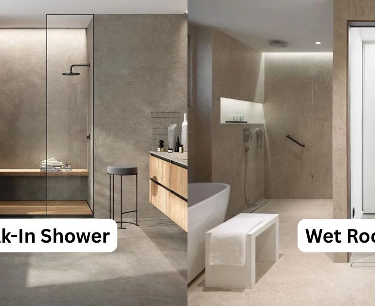 Wet Room vs Walk-In Shower | Karamia Designs