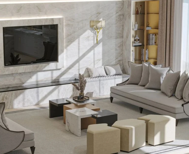 living room layout for entertaining | Karamia Designs