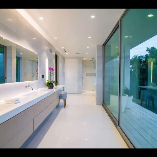Contemporary Beverly Hills Master Bathroom | Karamia Designs